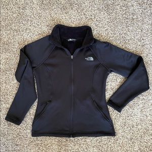 The North Face TNF Black Fleece Zip-up Jacket, EUC